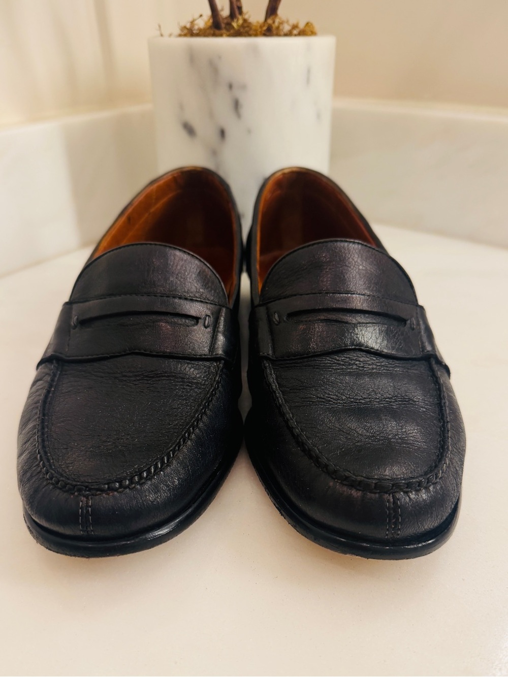 Alan Payne Leather Men’s Penny Loafers Size 8.5